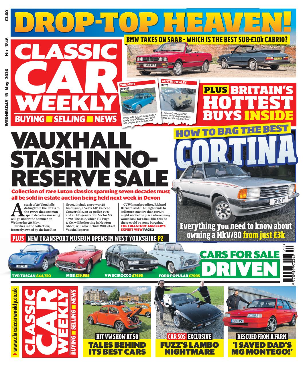 Classic Car Weekly Preview Pages