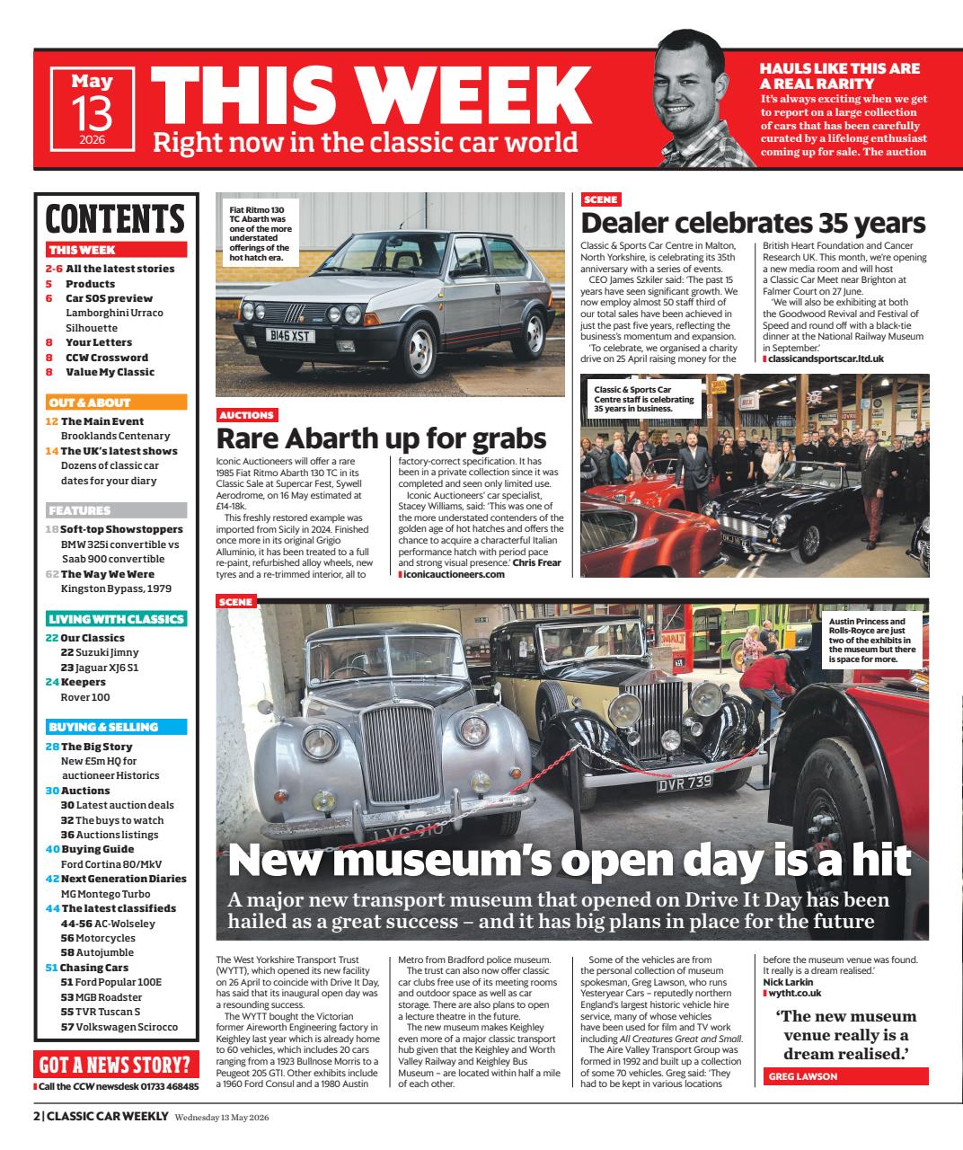 Classic Car Weekly Preview Pages