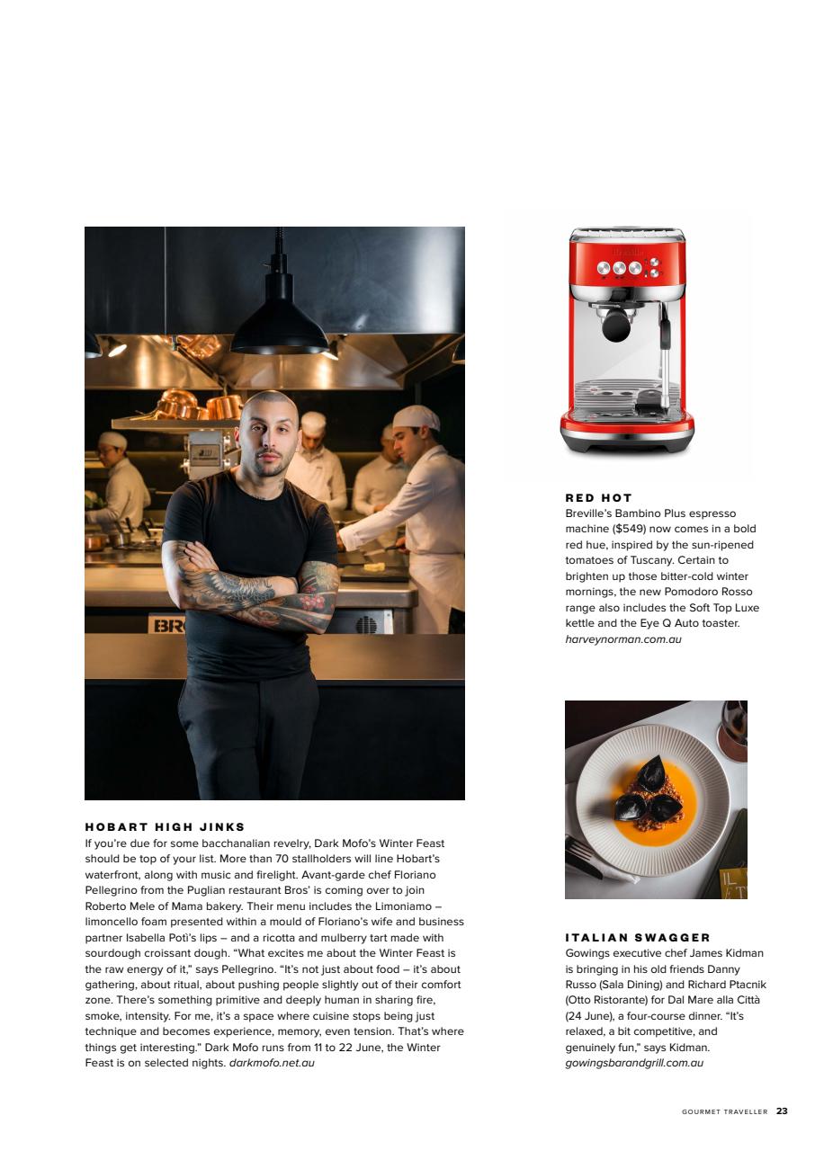Australian Gourmet Traveller Preview Pages