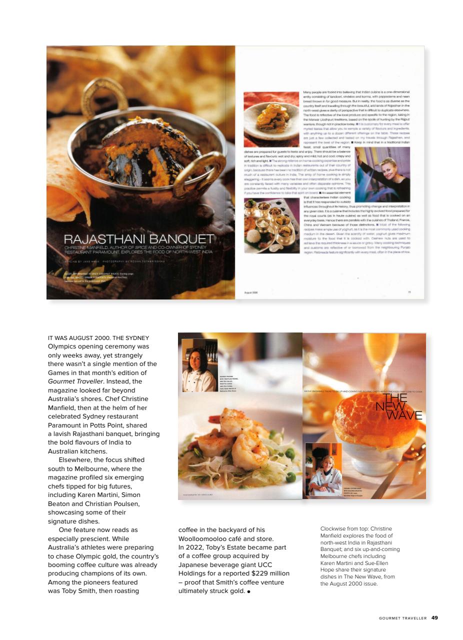 Australian Gourmet Traveller Preview Pages