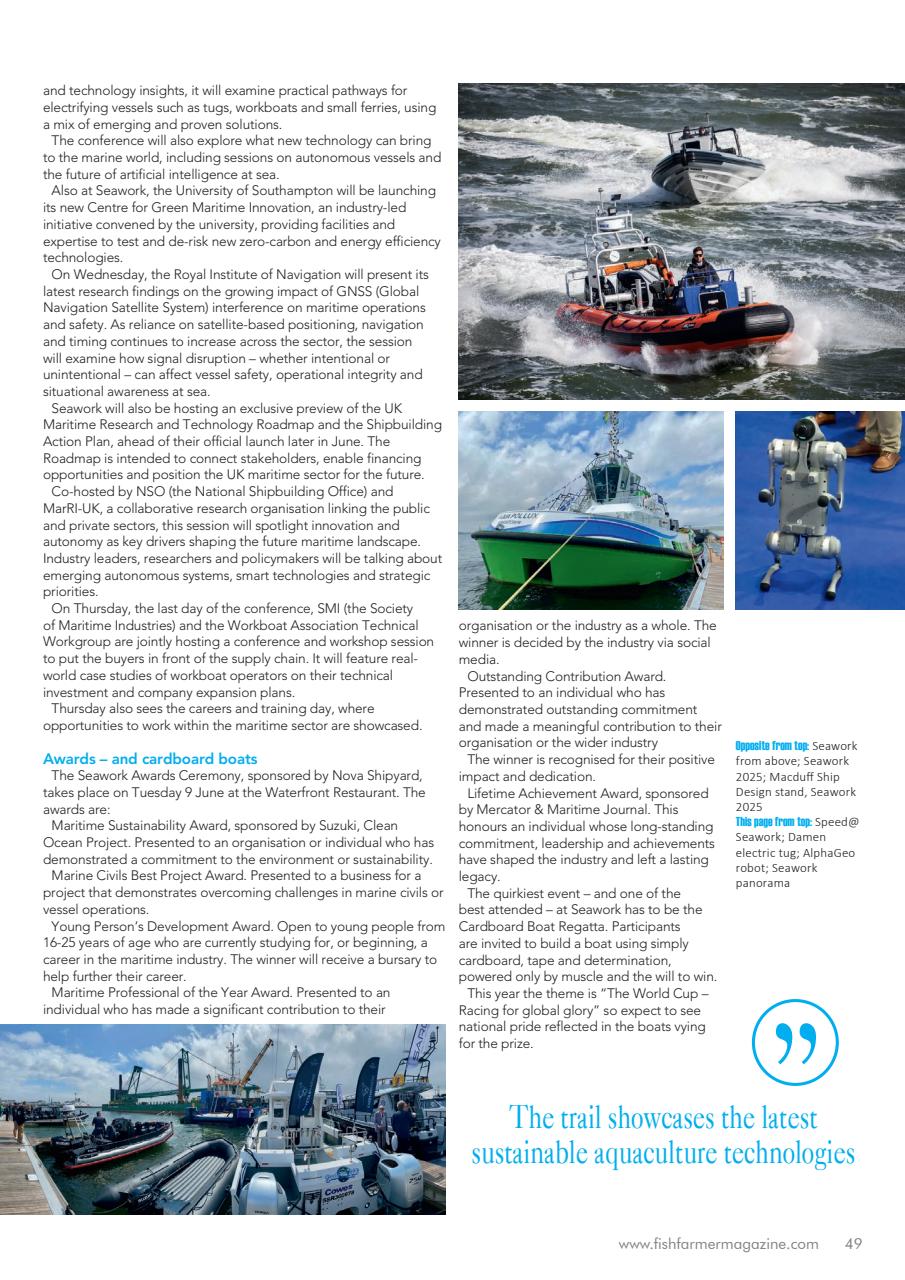 Fish Farmer Magazine Preview Pages