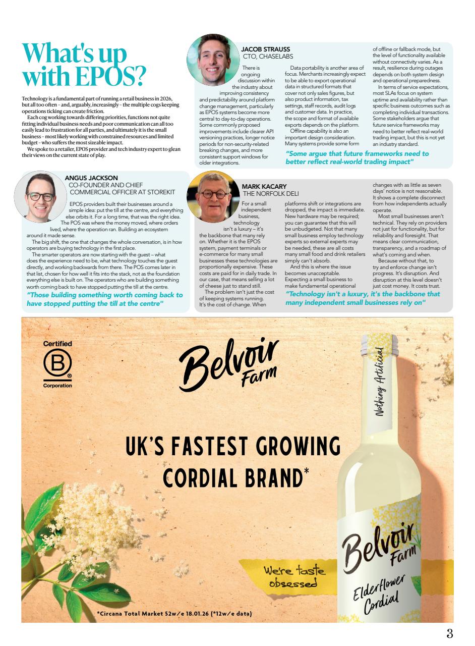 Speciality Food Preview Pages
