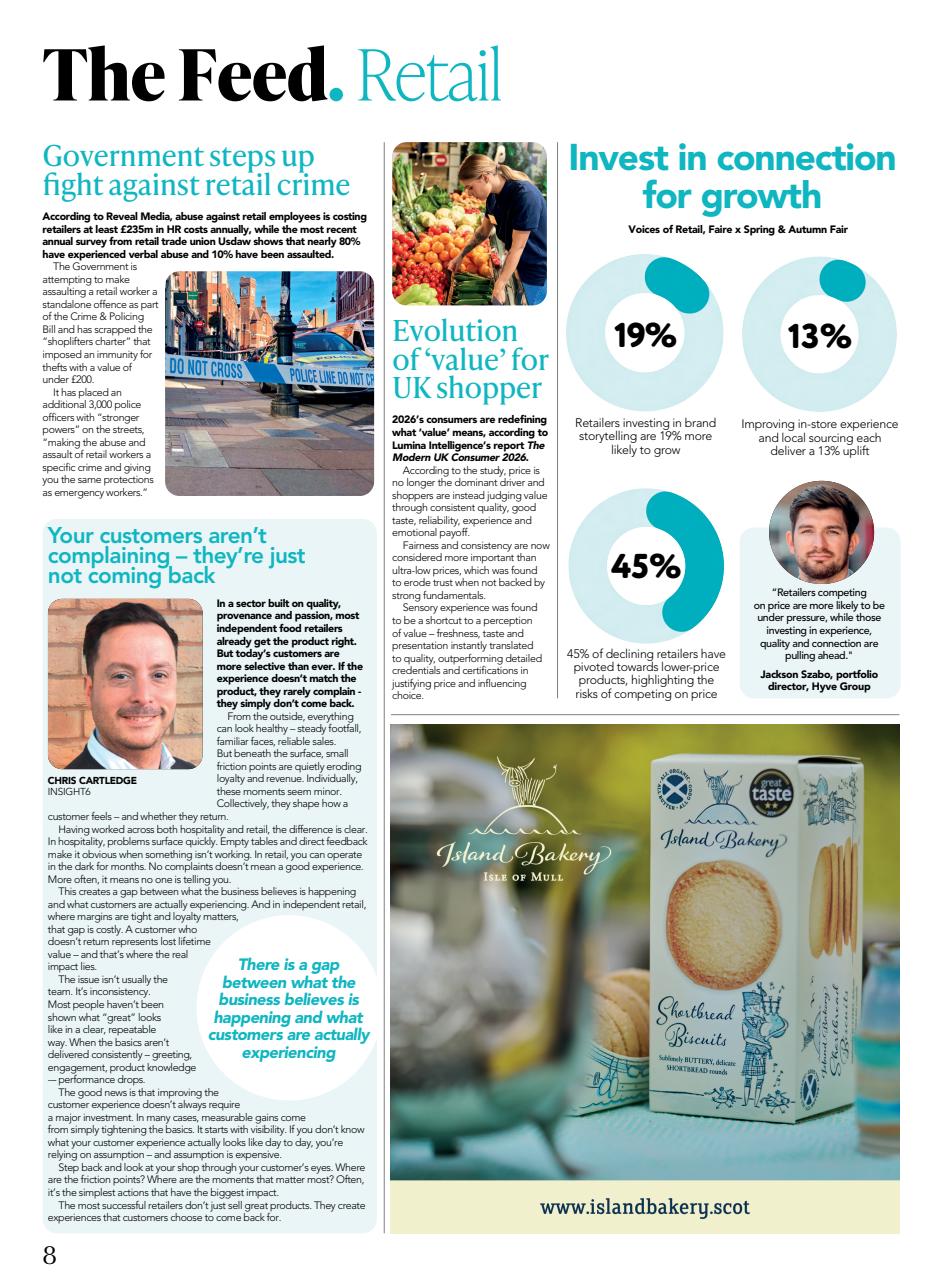 Speciality Food Preview Pages