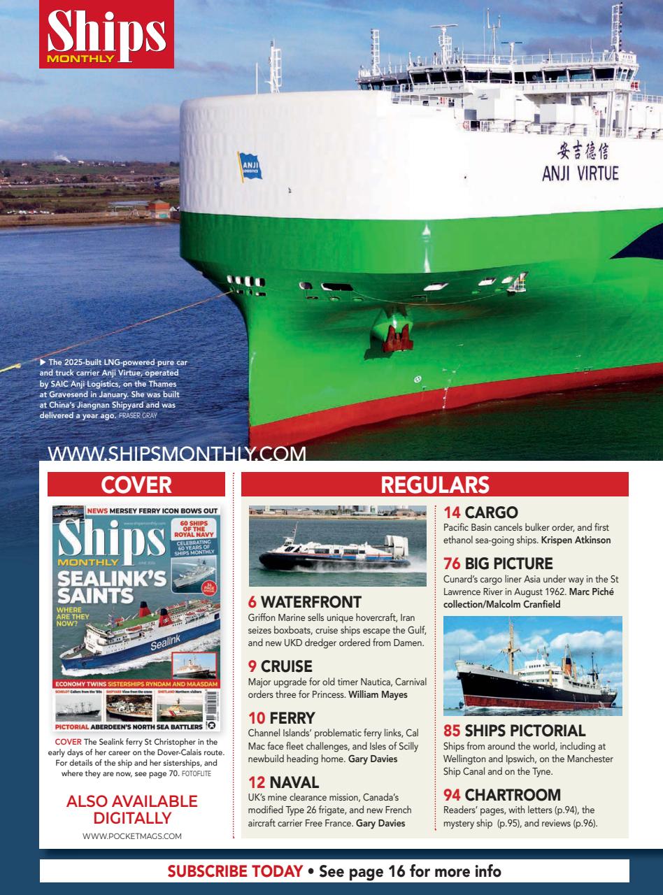 Ships Monthly Preview Pages