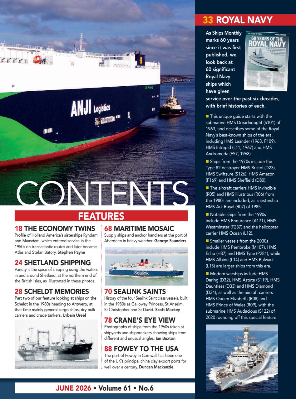 Ships Monthly Preview Pages