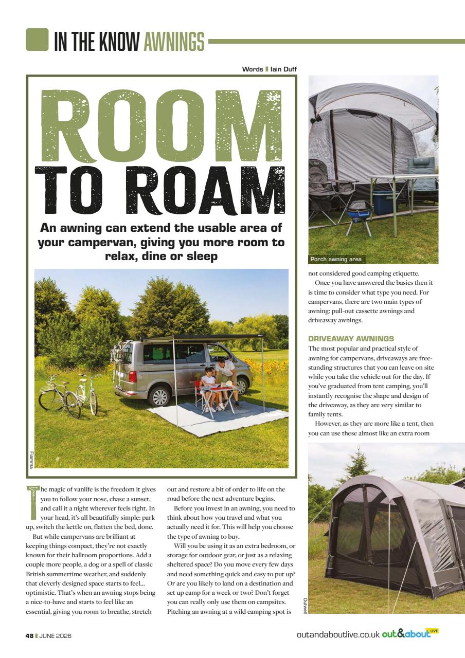 Campervan Preview Pages