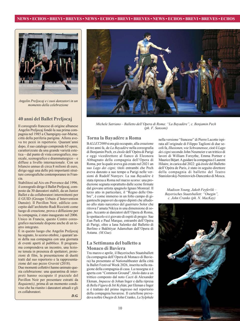 BALLET2000 Edizione Italia Preview Pages