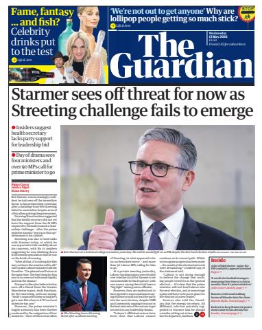 The Guardian Newspaper issue Wednesday, 13 May 2026