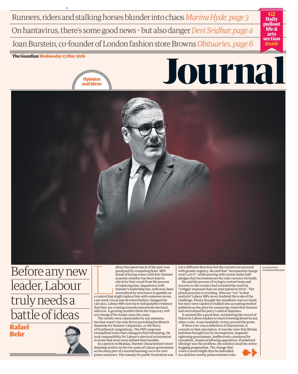 The Guardian Newspaper Preview Pages