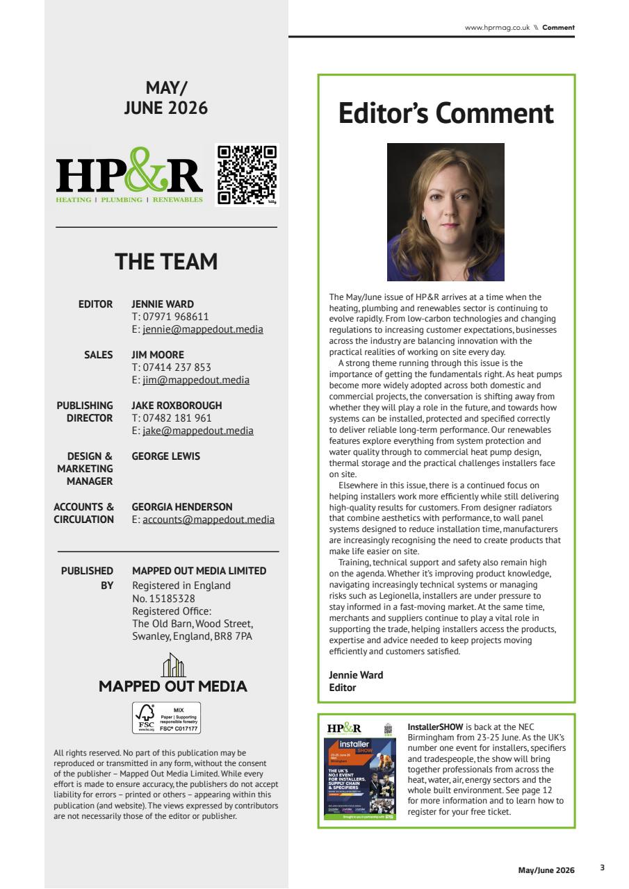 Heating, Plumbing & Renewables Preview Pages