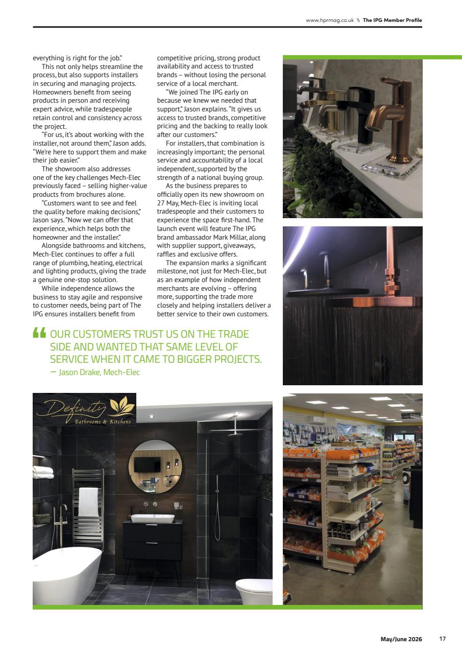 Heating, Plumbing & Renewables Preview Pages