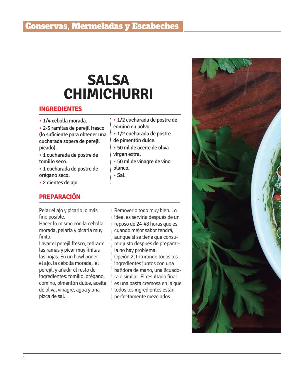 Conservas, Mermeladas y Escabeche Preview Pages