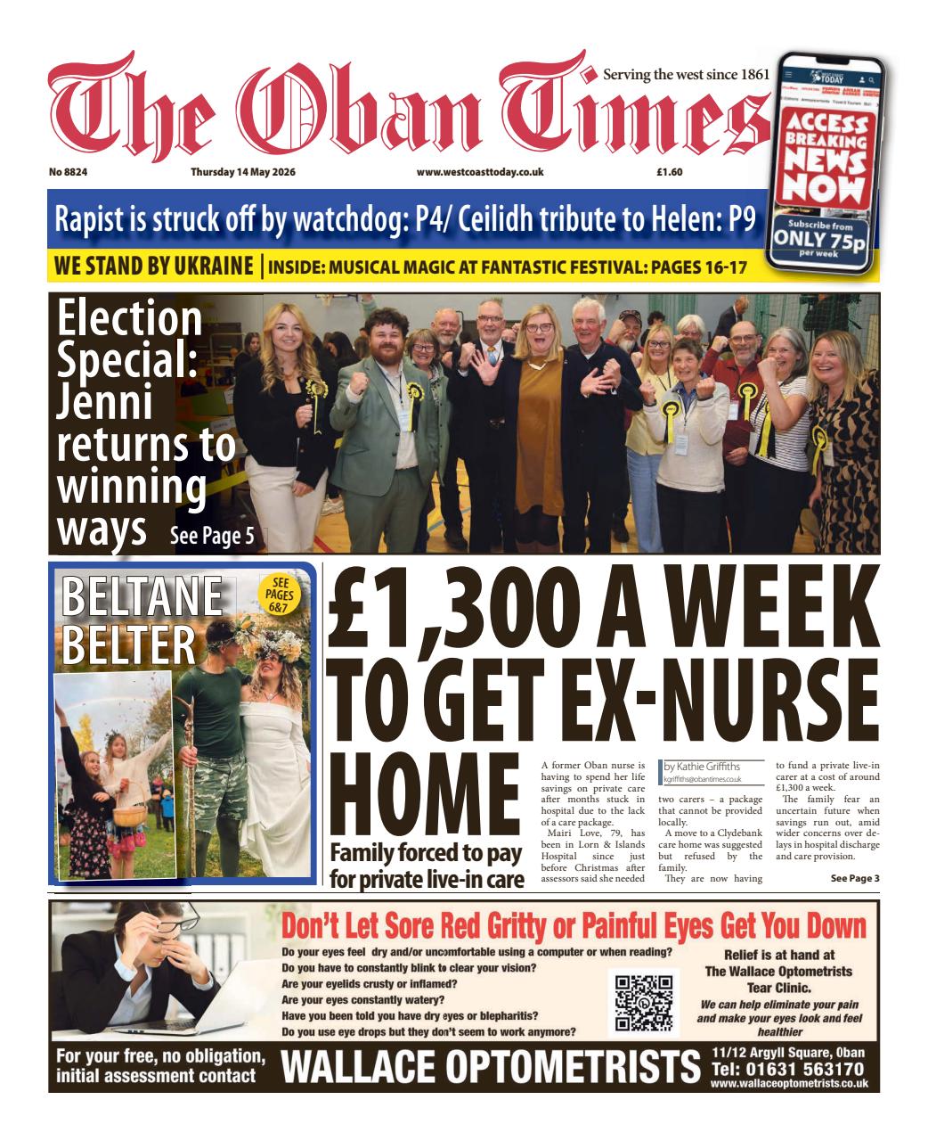 The Oban Times & Lochaber Times Preview Pages