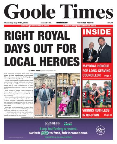 Goole Times issue May 14th 2026