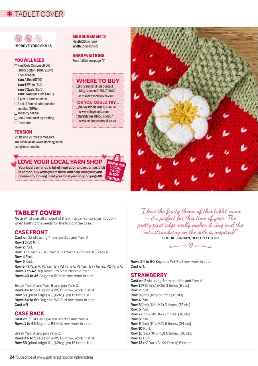 Simply Knitting Preview Pages