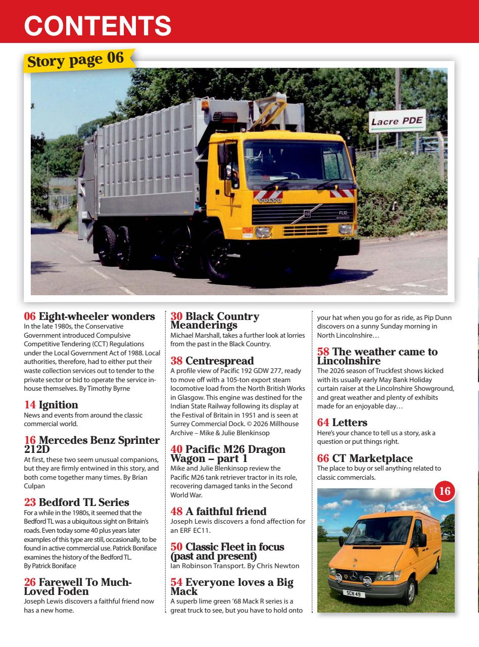 Classic Truck Preview Pages