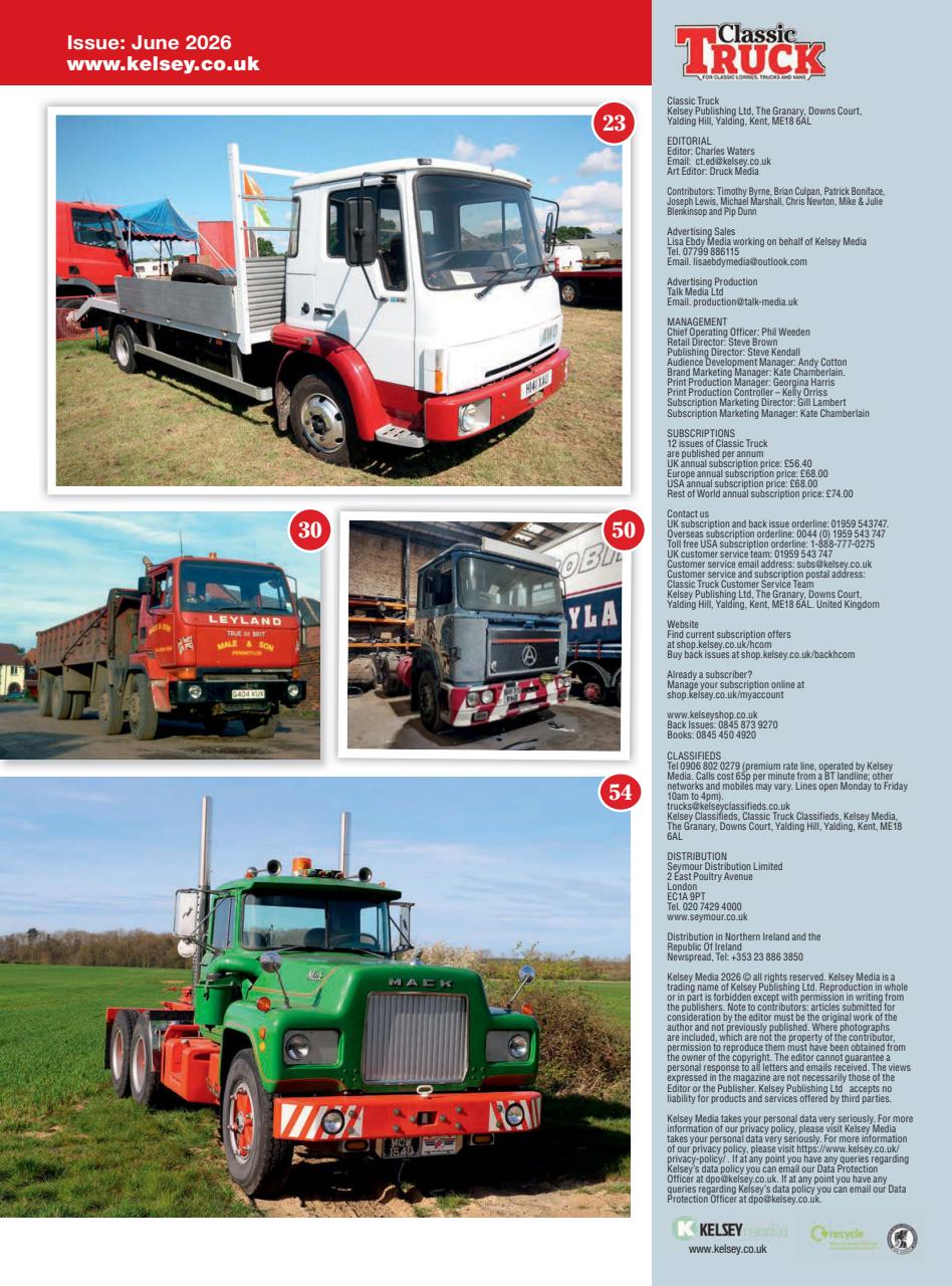 Classic Truck Preview Pages