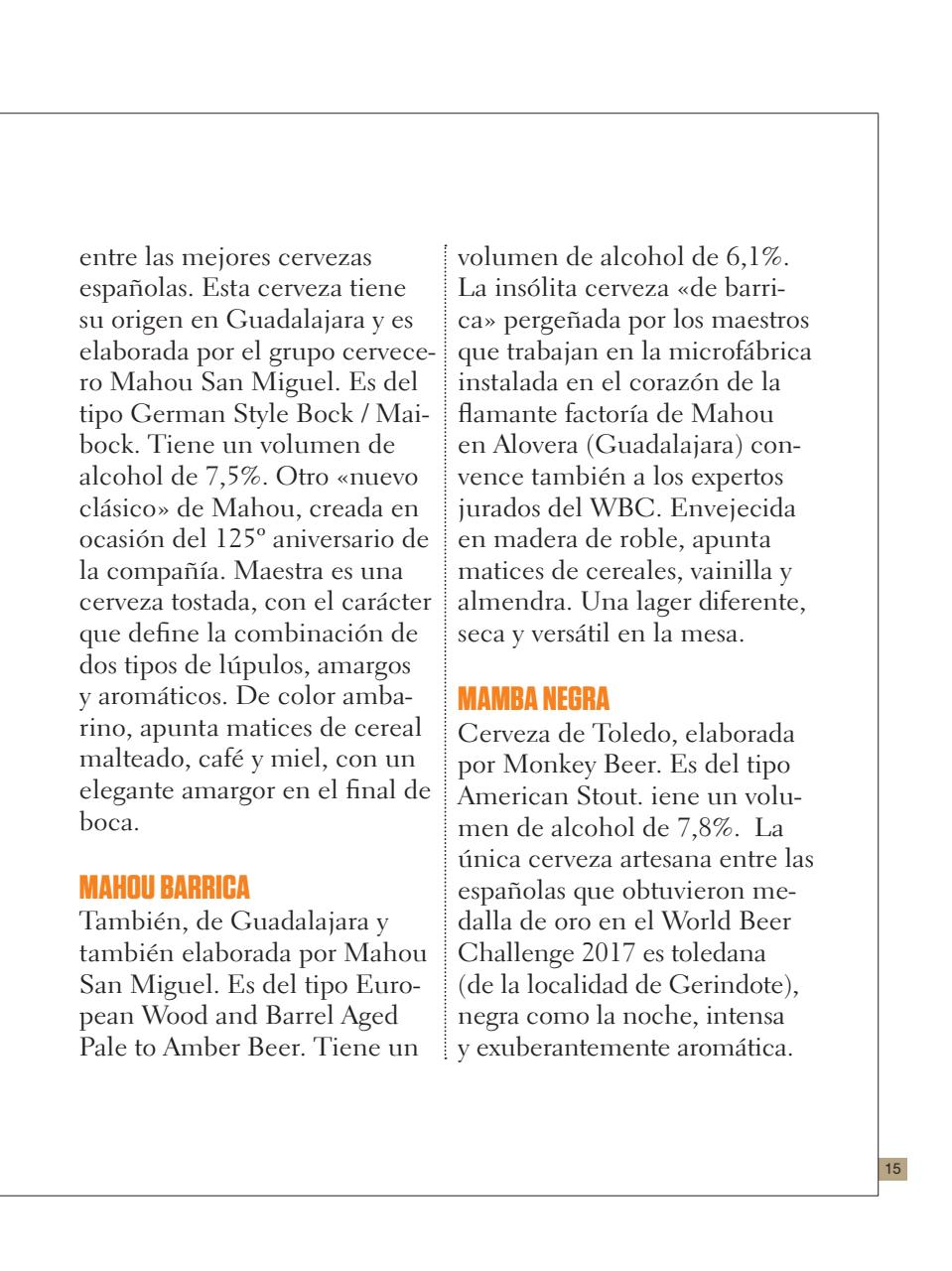 Cervezas del Mundo Preview Pages