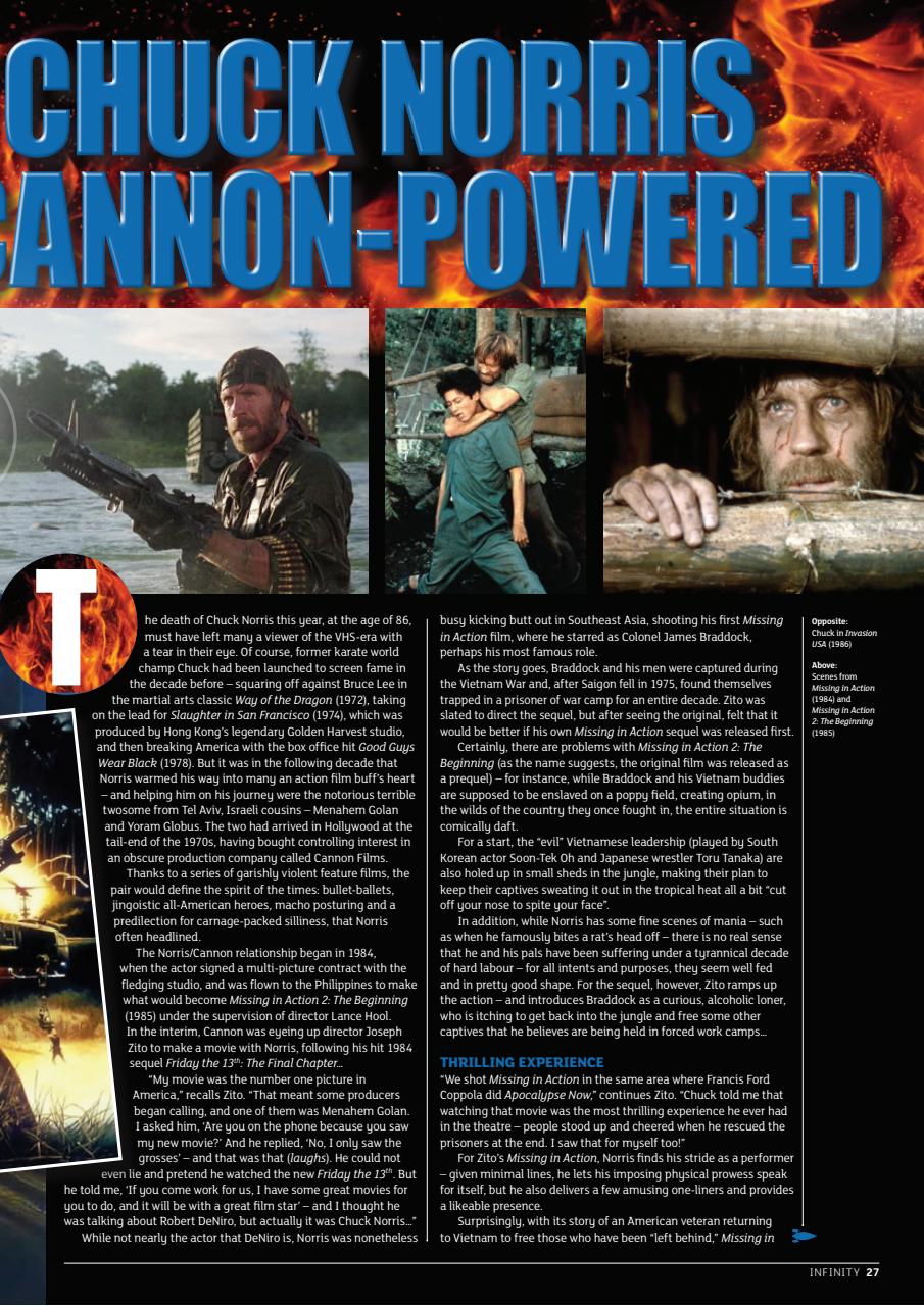 Infinity Magazine Preview Pages