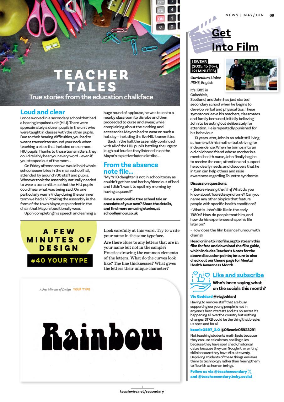 Teach Secondary Preview Pages