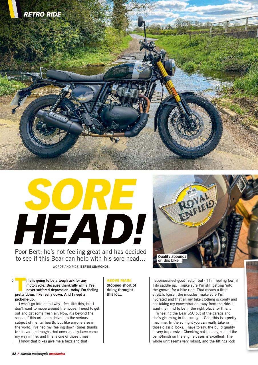 Classic Motorcycle Mechanics Preview Pages