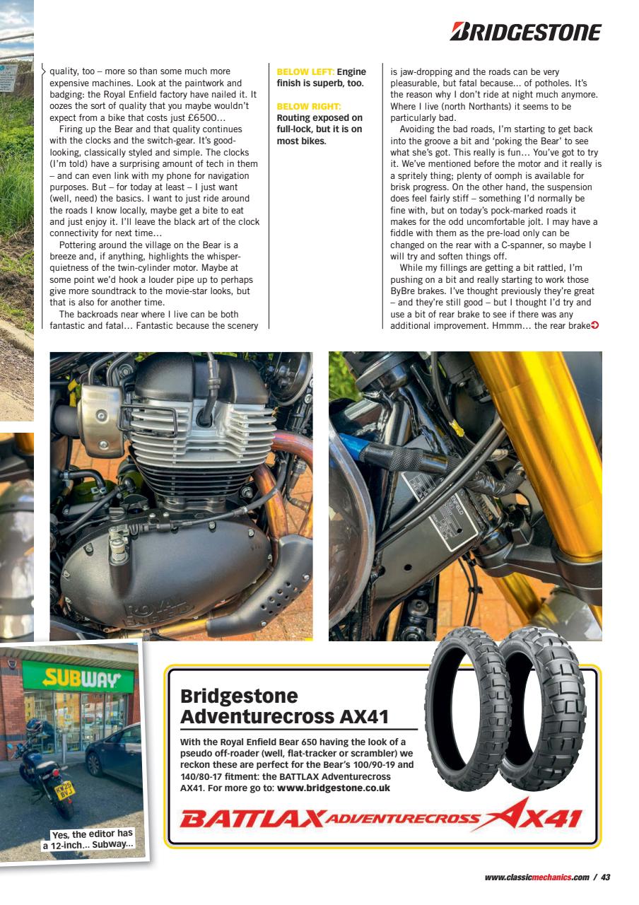 Classic Motorcycle Mechanics Preview Pages