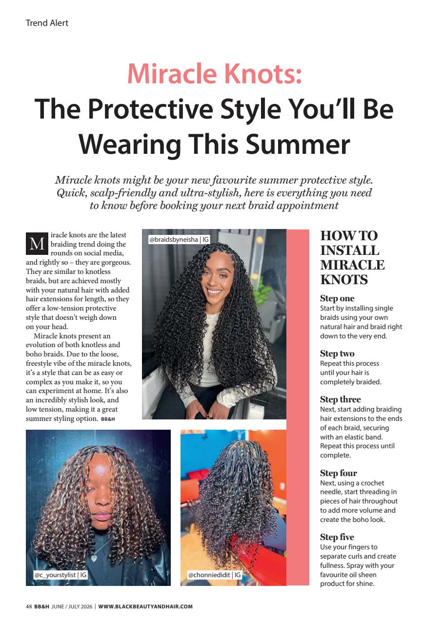 Black Beauty & Hair – the UK's No. 1 Black magazine Preview Pages