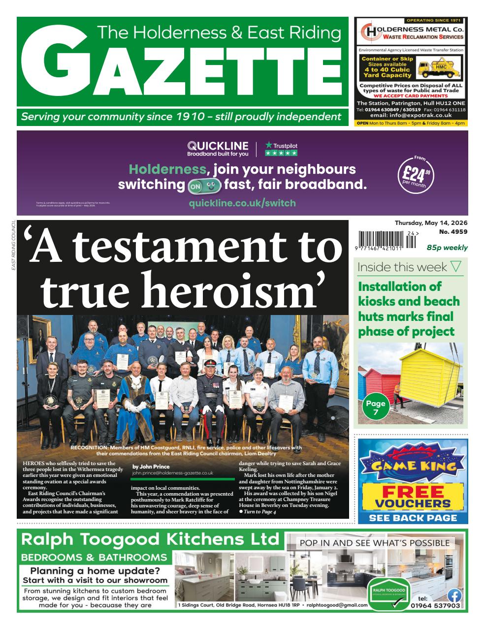 The Holderness & Hornsea Gazette Preview Pages