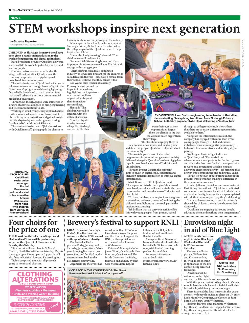 The Holderness & Hornsea Gazette Preview Pages