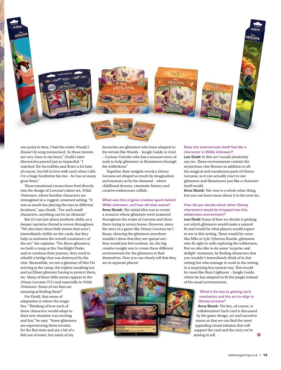 Tabletop Gaming Preview Pages