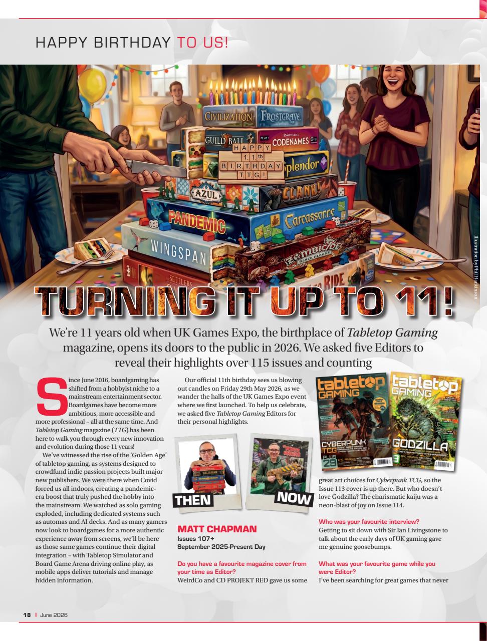 Tabletop Gaming Preview Pages