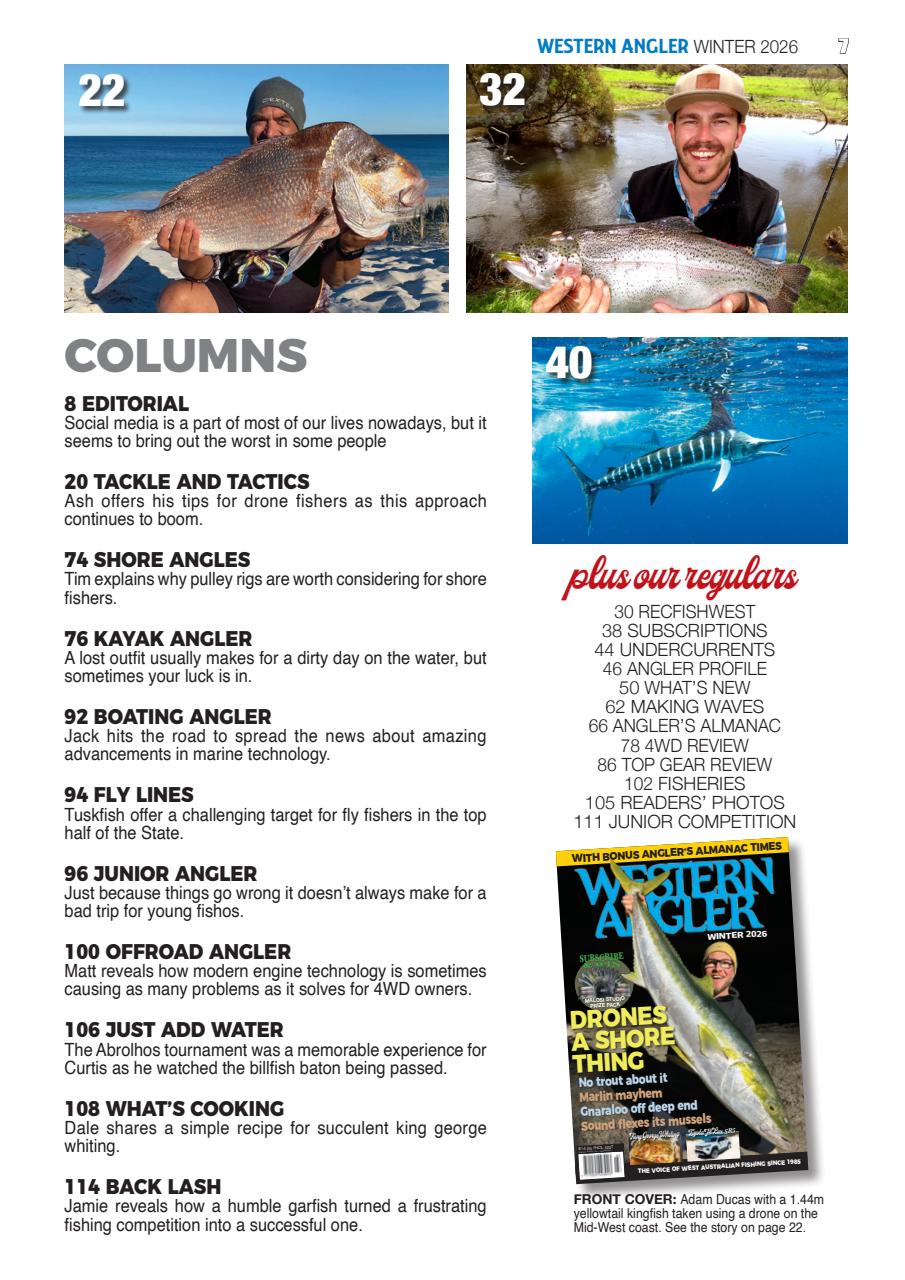 Western Angler Preview Pages