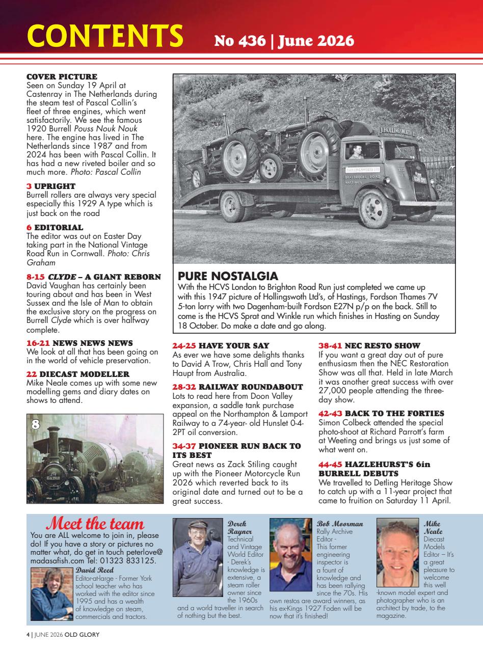 Old Glory Magazine Preview Pages