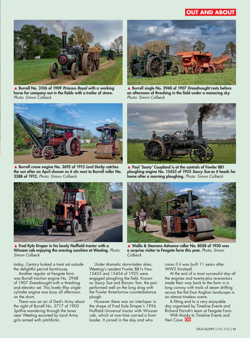 Old Glory Magazine Preview Pages