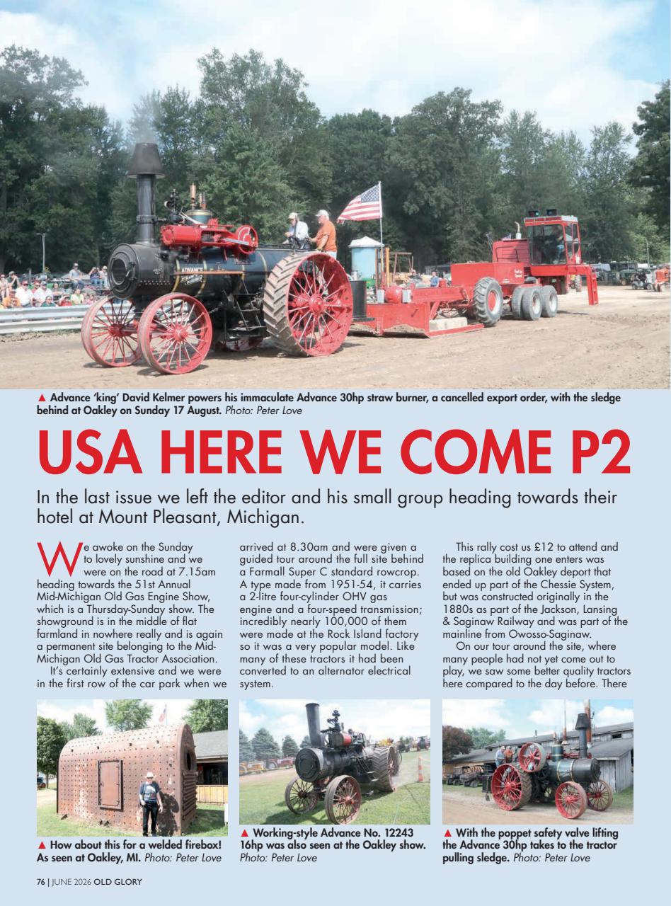 Old Glory Magazine Preview Pages