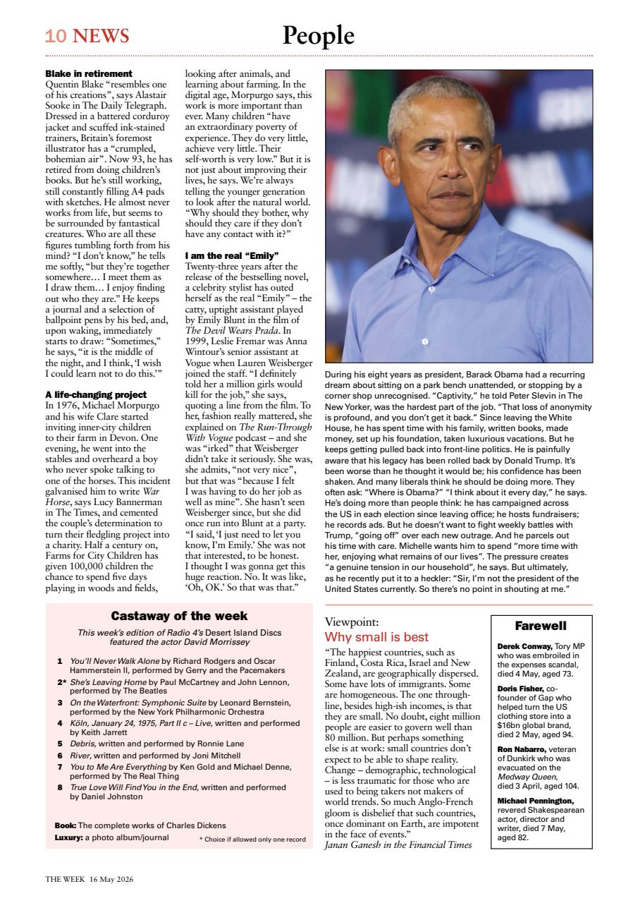 The Week Preview Pages
