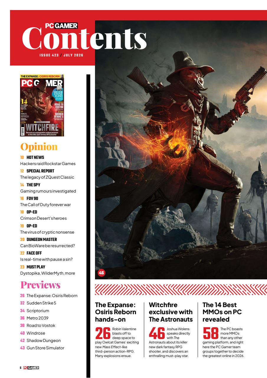 PC Gamer (UK Edition) Preview Pages