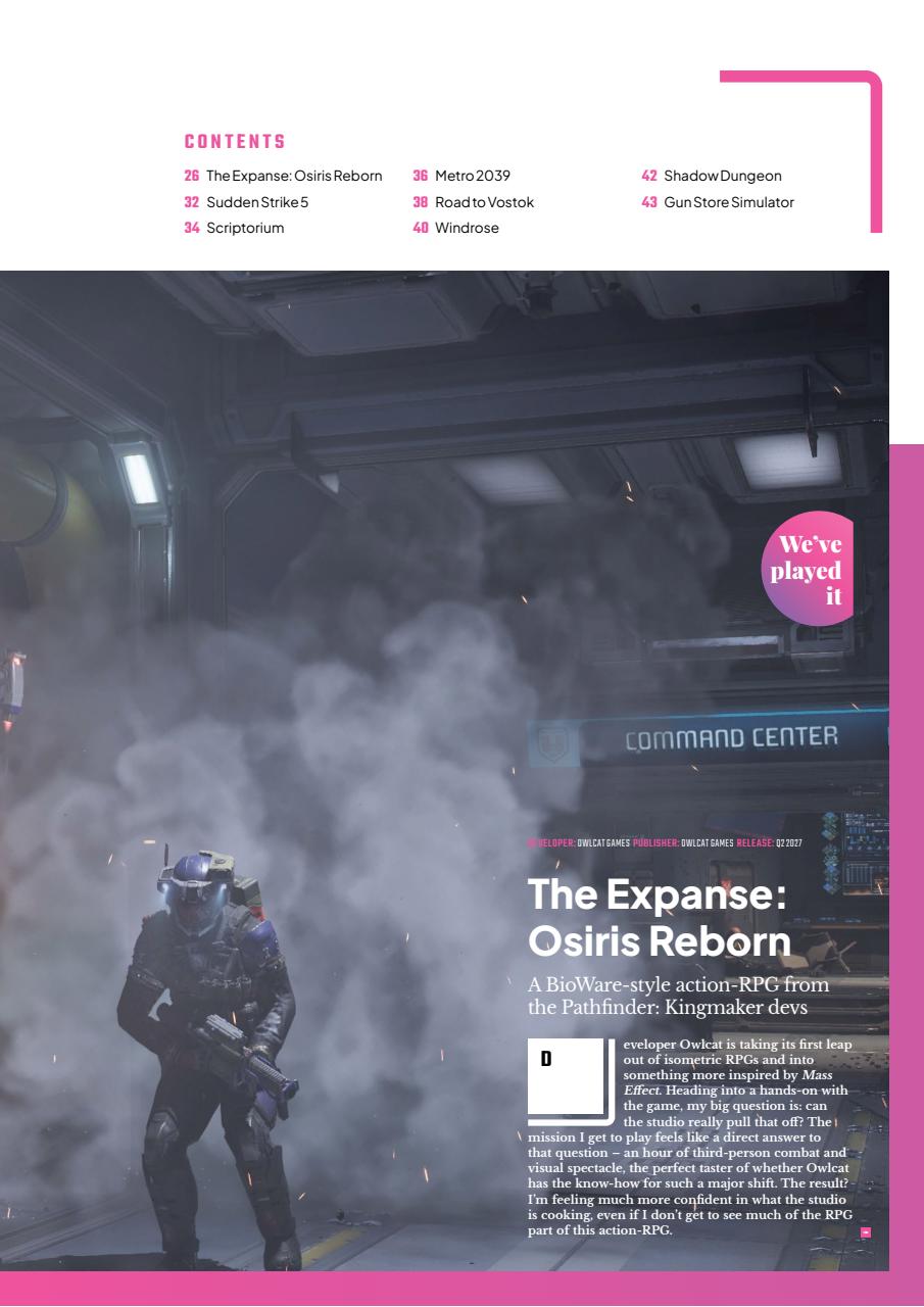 PC Gamer (UK Edition) Preview Pages