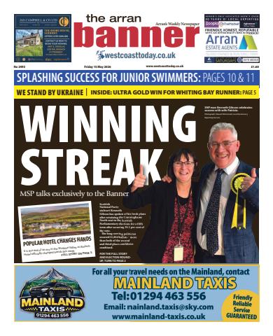 Arran Banner issue Friday, May 15, 2026