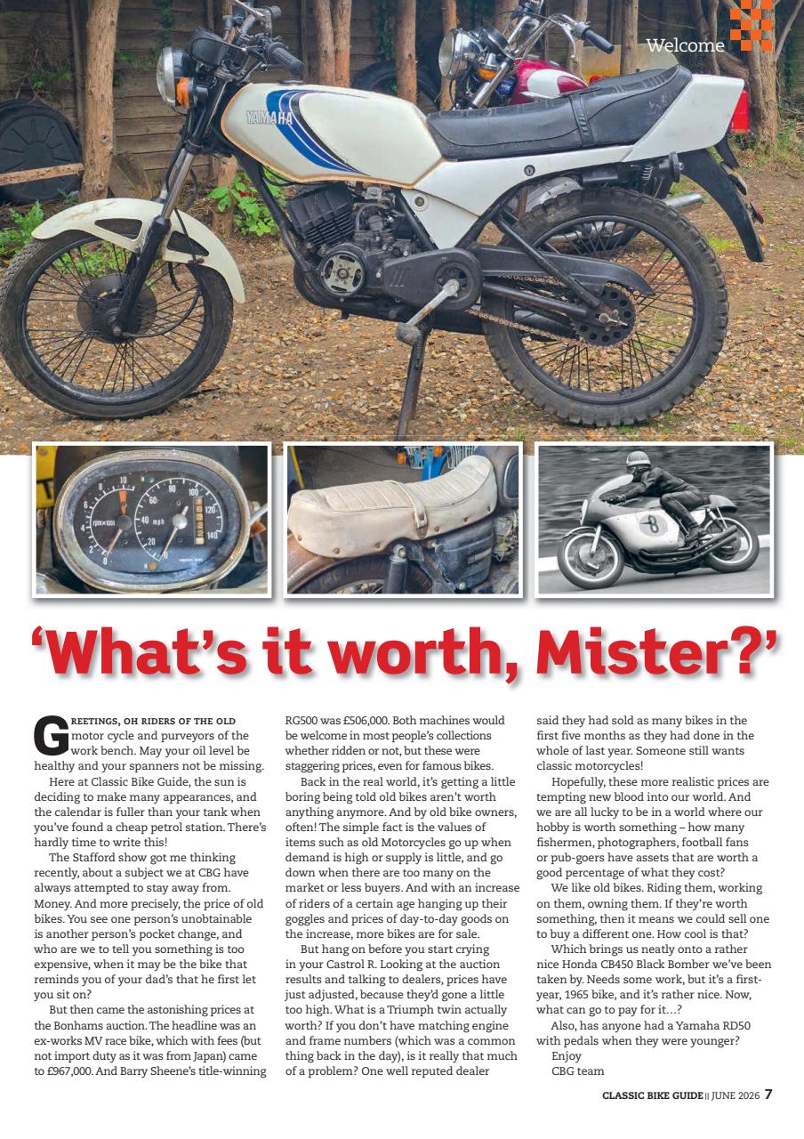 Classic Bike Guide Preview Pages