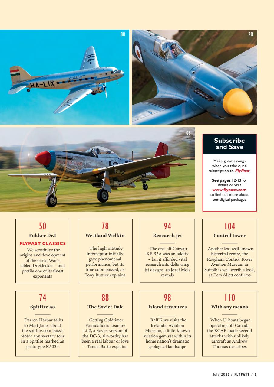 FlyPast Preview Pages