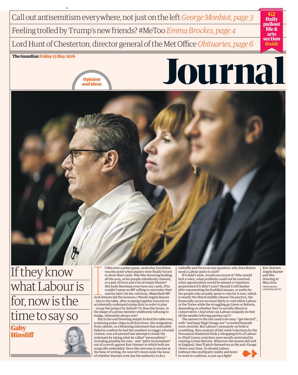 The Guardian Newspaper Preview Pages