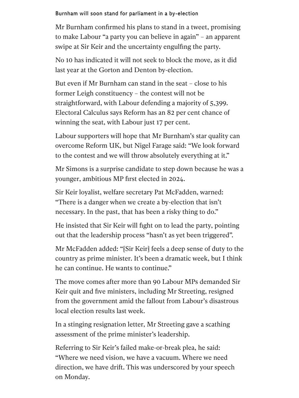 The Independent Daily Edition Newspaper Preview Pages