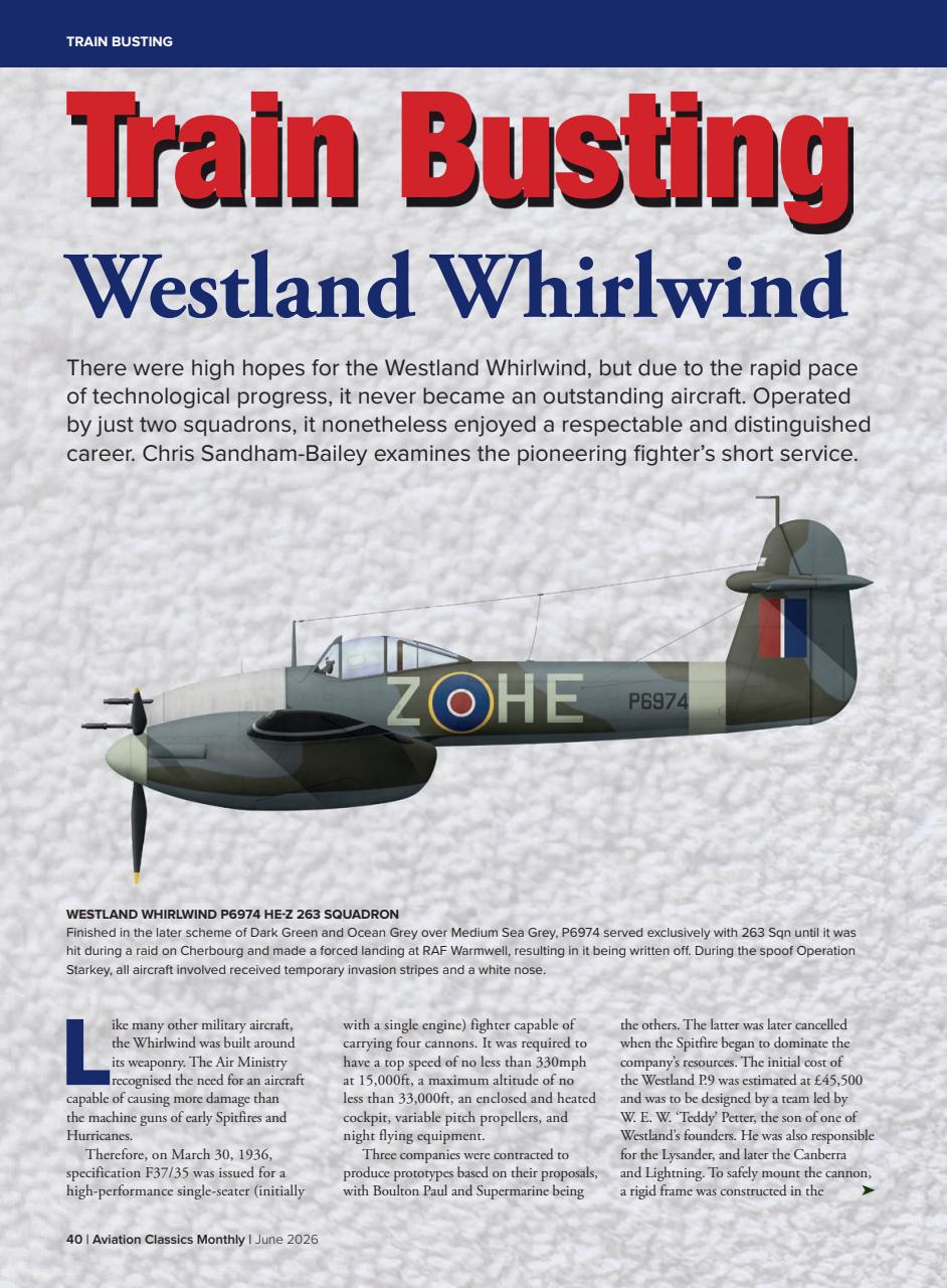 Aviation Classics Monthly Preview Pages