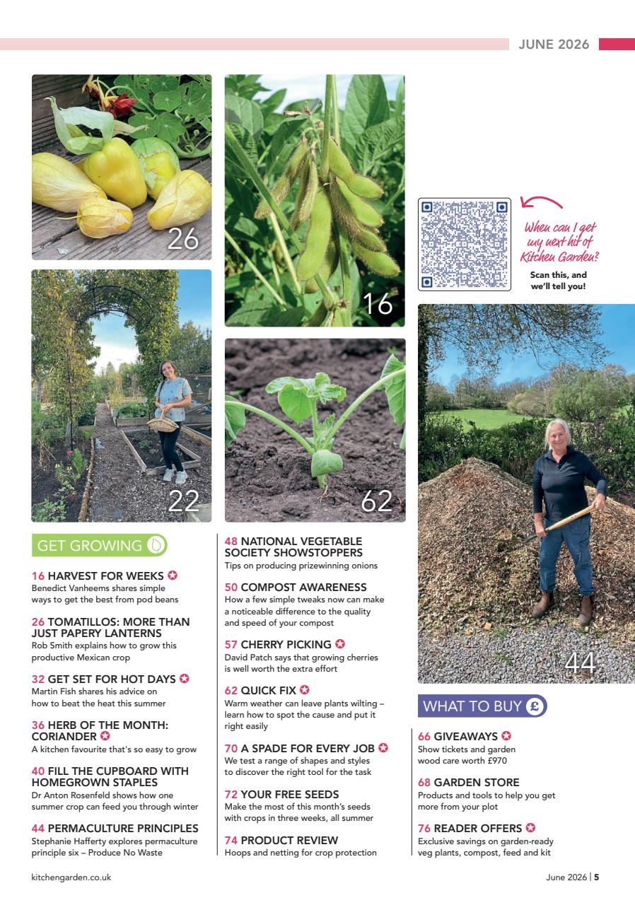 Kitchen Garden Magazine Preview Pages