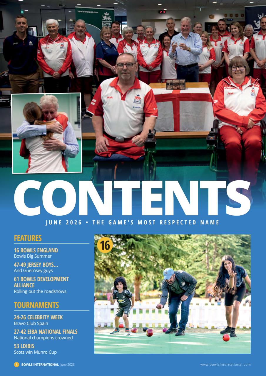 Bowls International Preview Pages