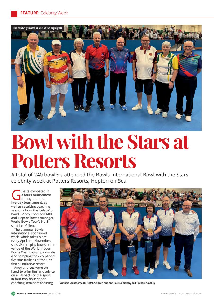 Bowls International Preview Pages