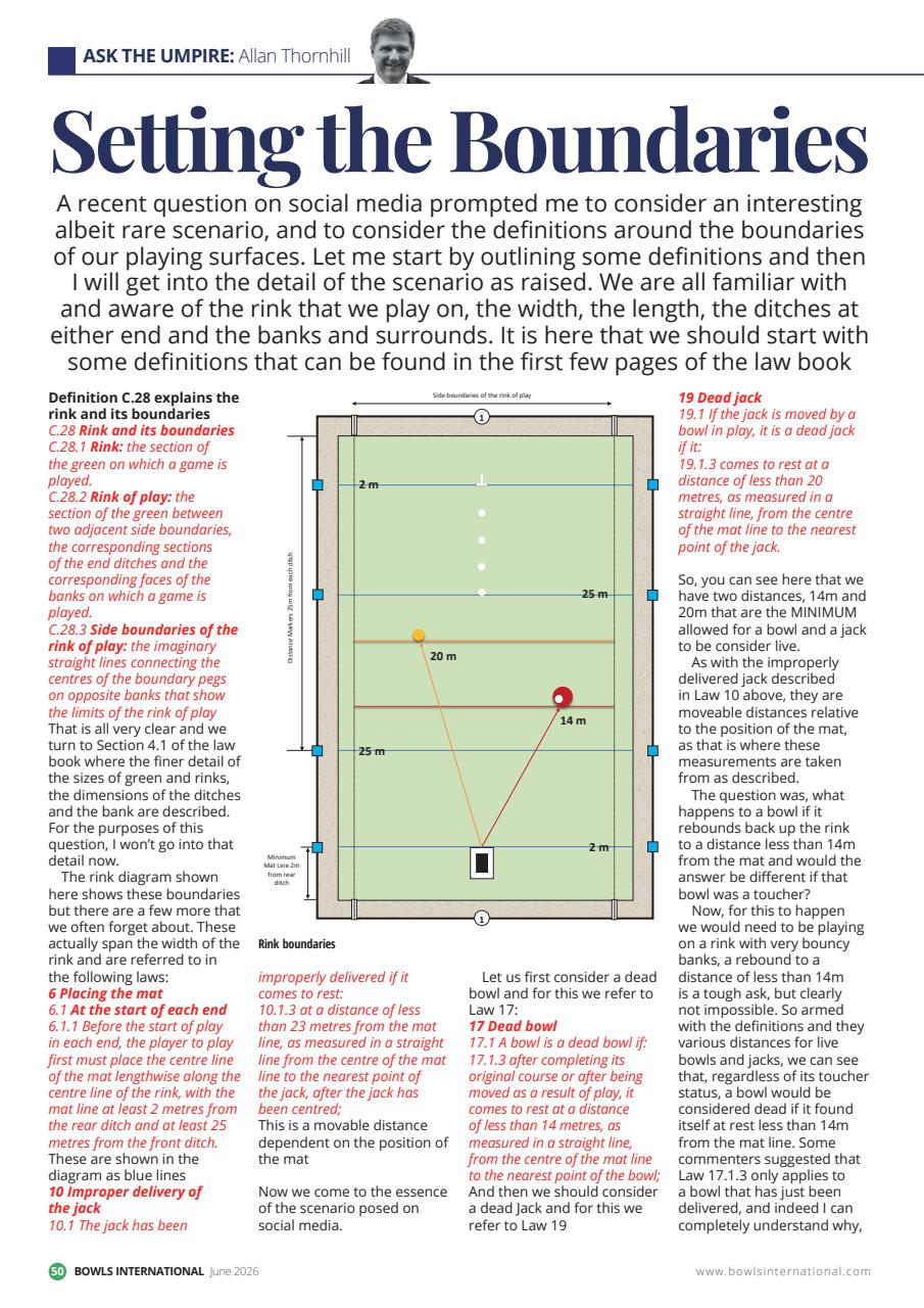 Bowls International Preview Pages