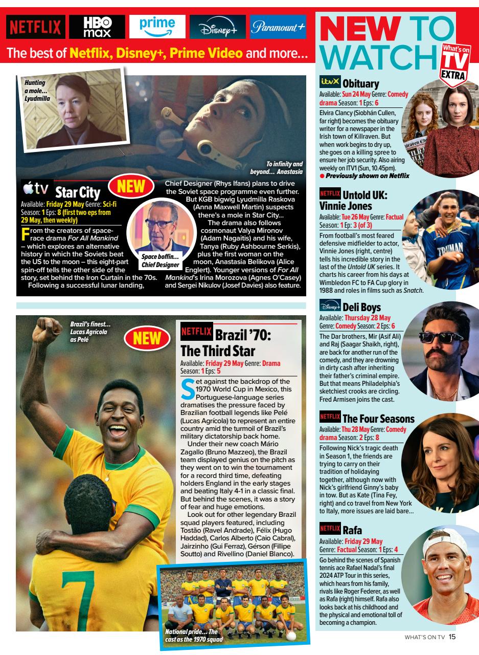 What's on TV Preview Pages