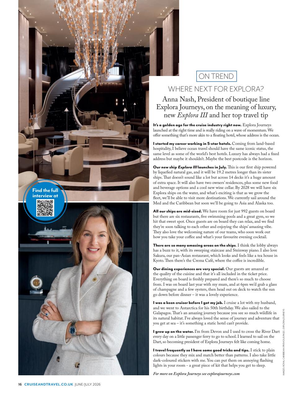 Cruise & Travel Preview Pages